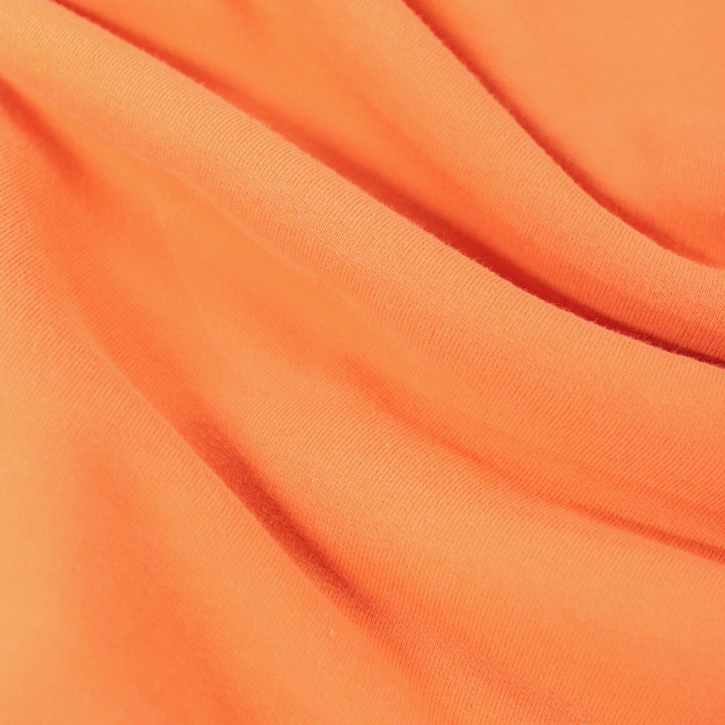 Signature Cropped Side Pocket Hoody – Orange Pigment