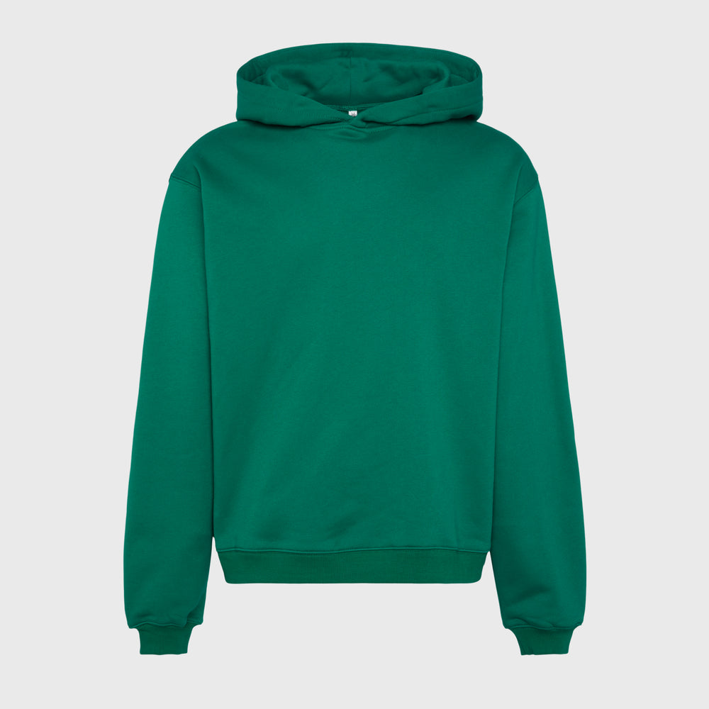 Signature Cropped Side Pocket Hoody – Kelly Green