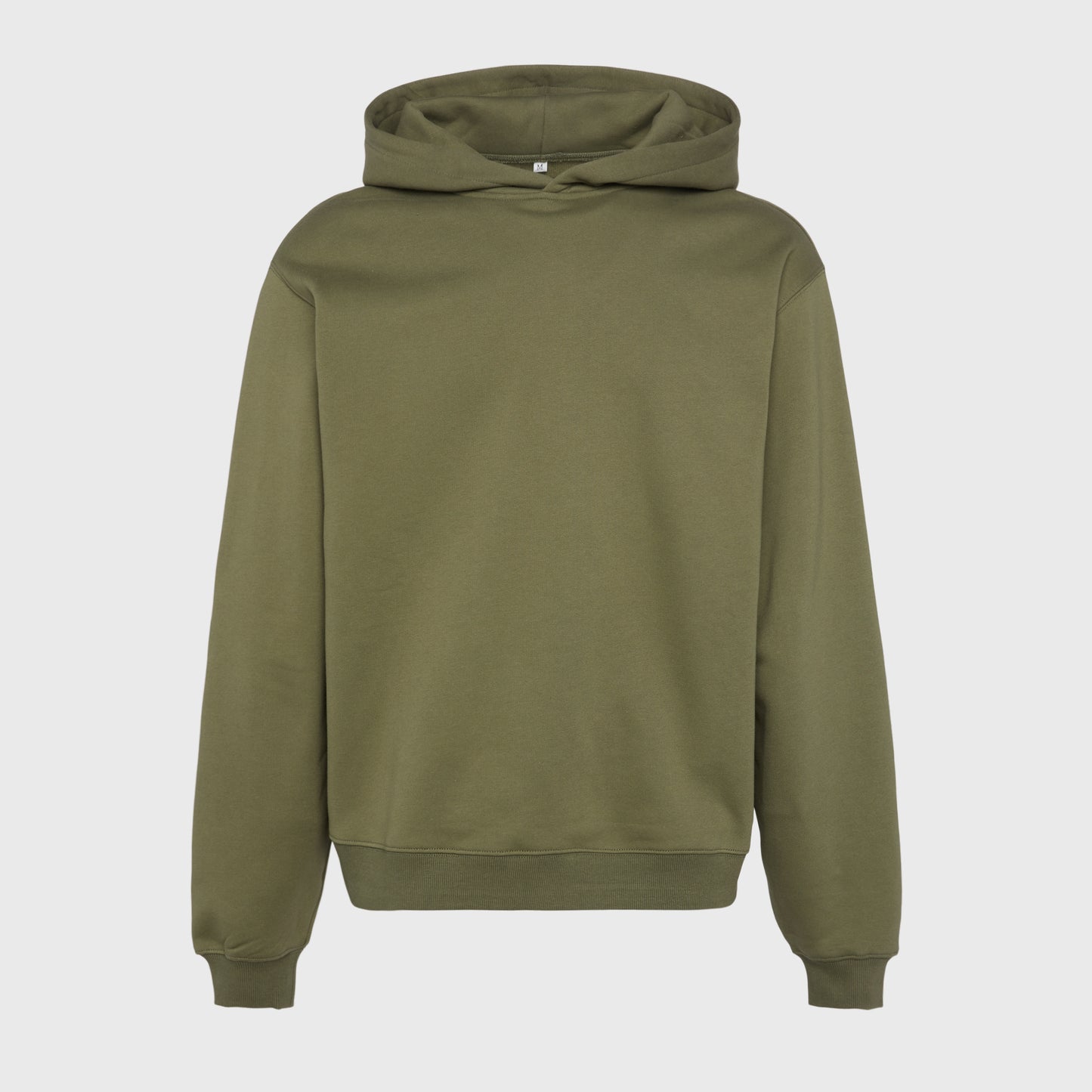 Signature Cropped Side Pocket Hoody – Olive