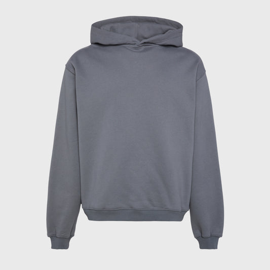 Signature Cropped Side Pocket Hoody – Charcoal